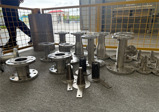 Prefabrication of titanium pipes